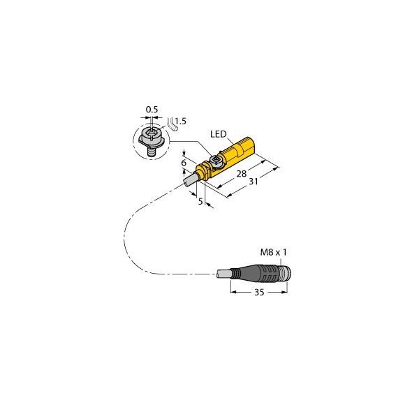 Turck Magnetfeldsensor BIM-UNT-A #4685743 Turck Magnetfeldsensor BIM-UNT-A #4685743 von Turck