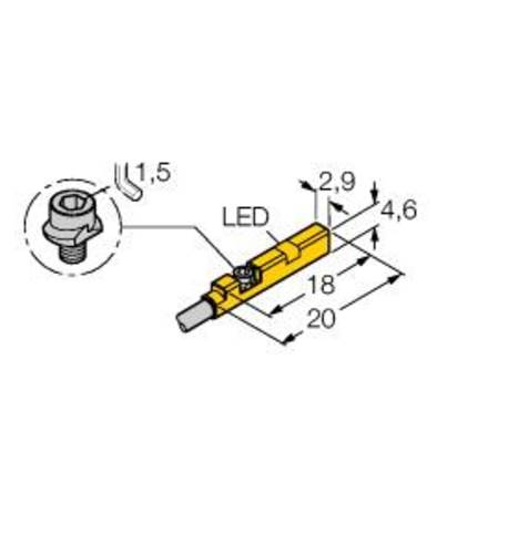 Turck Magnetfeldsensor PNP BIM-UNR-AP6X von Turck