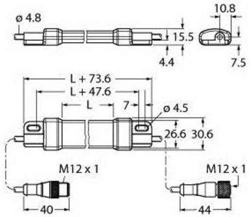 Turck Maschinen-LED-Leuchte WLS15CWW0220DSQP Weiß (L x B) 220mm x 30.6mm 1St. von Turck