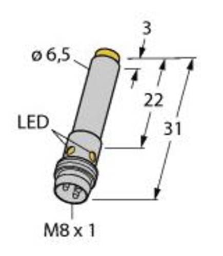 Turck Näherungsschalter nicht bündig NPN NI3-EH6,5K-AN6X-V1131 von Turck