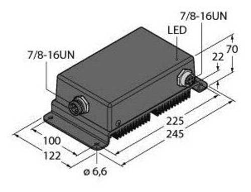 Turck PSU67-11-2480/M AC/DC-Einbaunetzteil geschlossen 8A 24 V/DC 1St. von Turck