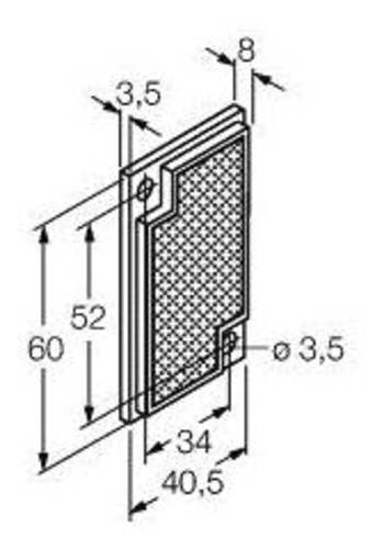 Turck Reflektor BRT-60X40C 3044997 1St. von Turck