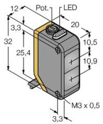 Turck Reflexions-Lichtschranke Q20NLP W/30 3077788 1St. von Turck