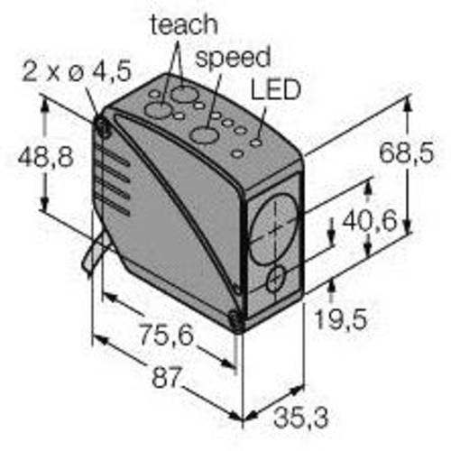 Turck Reflexions-Lichttaster NPN LT3NU von Turck