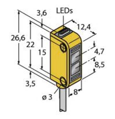 Turck Reflexions-Lichttaster Q12AB6FF50 3072116hellschaltend 1St. Turck Reflexions-Lichttaster Q12AB6FF50 3072116hellschaltend 1St. von Turck