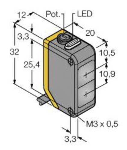 Turck Reflexions-Lichttaster Q20PDXL 3078151 1St. von Turck