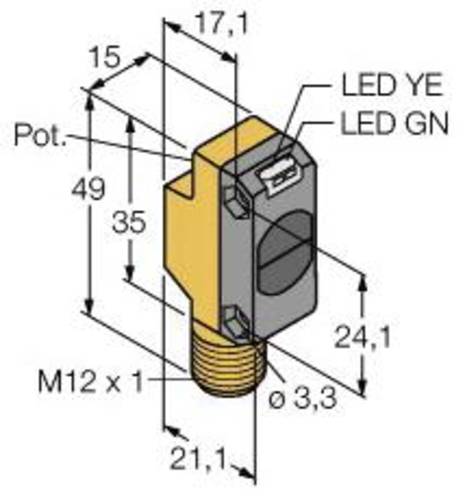 Turck Reflexions-Lichttaster QS18VN6WQ8 3066463 1St. von Turck