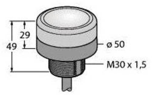 Turck Rundumleuchte K50BLRA230 3030153 Dauerlicht von Turck