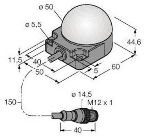 Turck Rundumleuchte K50FLGRY6PQPMA 3011500 Dauerlicht von Turck