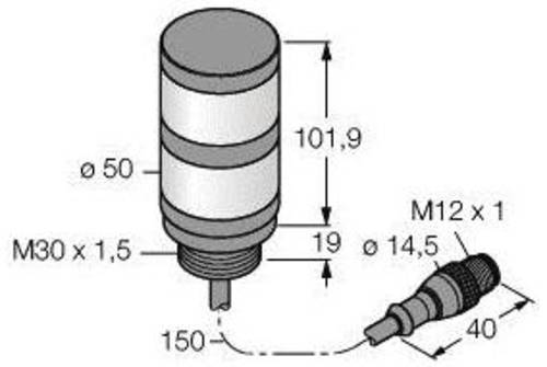 Turck Signalsäule 3016590 TL50BRQP 1St. von Turck