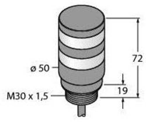 Turck Signalsäule 3027542 TL50BLGR2 1St. von Turck