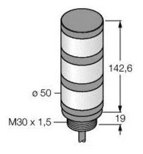 Turck Signalsäule 3083221 TL50GYR 1St. von Turck