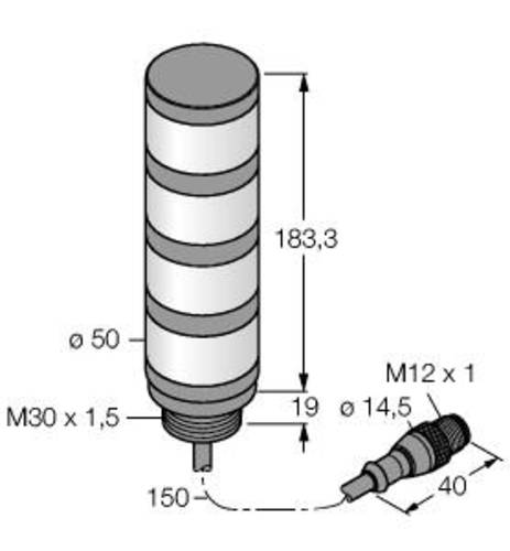 Turck Signalsäule 3093628 TL50BYRGQP 1St. von Turck