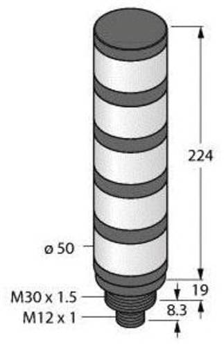 Turck Signalsäule 3093940 TL50HWWWWWQ 1St. von Turck