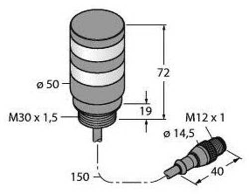 Turck Signalsäule 3095125 TL50BLYR1CQP 1St. von Turck