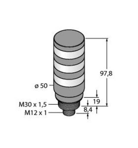 Turck Signalsäule 3804934 TL50BL3KQ 1St. von Turck