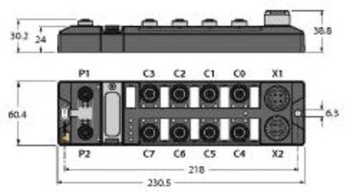 Turck TBEN-L4-4RFID-8DXP-CDS 6814121 Multiprotokoll-RFID-Modul 1St. von Turck