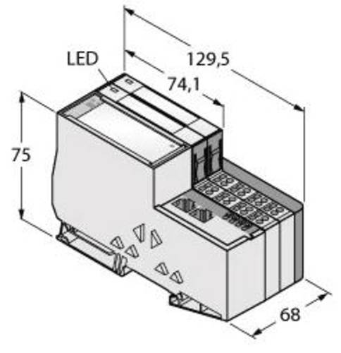 Turck TI-BL20-E-EN-S-4 7030631 Sensor/Aktorbox aktiv 1St. Turck TI-BL20-E-EN-S-4 7030631 Sensor/Aktorbox aktiv 1St. von Turck