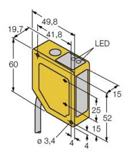 Turck Triangulations-Lichttaster Q50AI 3067603 1St. von Turck