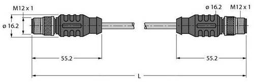 Turck U7901-15 Sensor-/Aktor-Steckverbinder, konfektioniert 1St. von Turck