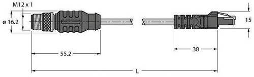 Turck U8626-05 Sensor-/Aktor-Steckverbinder, konfektioniert 1St. von Turck