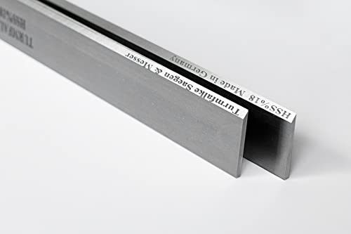 2 Stück Hobelmesser 610 x 35 x 3 HSS Streifenhobelmesser von Turmfalke Sägen&Messer