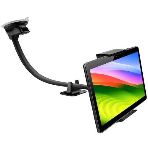 Turnaroundtech Tablet Halterung Auto Armaturenbrett Windschutzscheibe Saugnapf Kompatibel mit iPad von Turnaroundtech