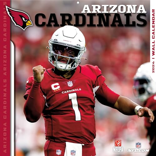 Arizona Cardinals 2024 30,5 x 30,5 cm Team-Wandkalender von Turner Licensing