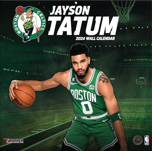Boston Celtics, Jayson Tatum - NBA - 30,5 x 30,5 cm Spieler-Wandkalender 2024 von Turner Licensing