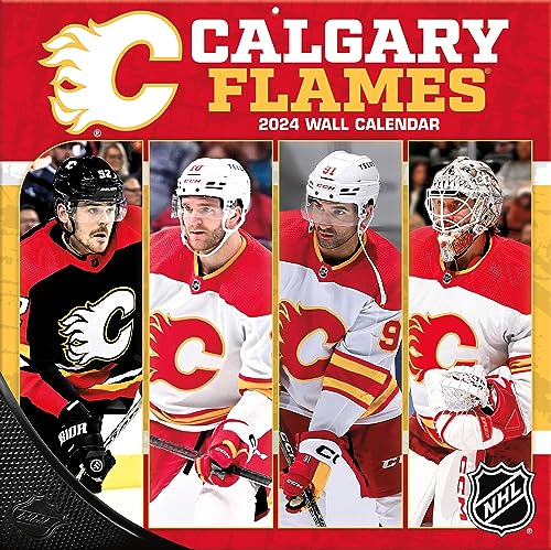 Calgary Flames - NHL - 30,5 x 30,5 cm Wandkalender 2024 von Turner Licensing