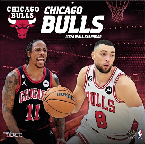 Chicago Bulls - NBA - 30,5 x 30,5 cm Wandkalender 2024 von Turner Licensing