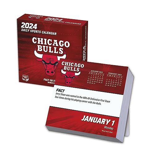 Chicago Bulls - NBA - Tages-Abreißkalender in einer Box 2024 von Turner Licensing
