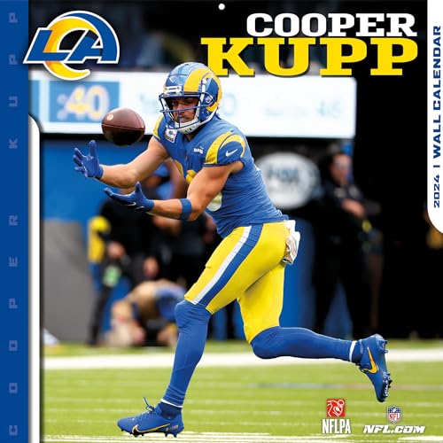 Cooper Kupp Los Angeles Rams 2024 12" x 12" Player Wall Calendar von Turner Licensing