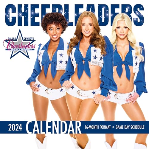 Dallas Cowboys 30,5 x 30,5 cm Cheerleaders 16-Monats-Wandkalender von Turner Licensing