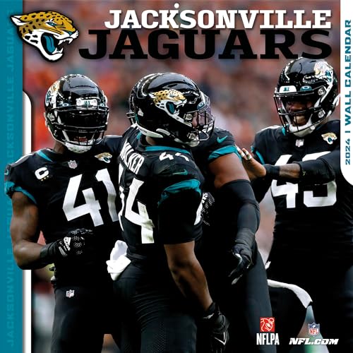 Jacksonville Jaguars - NFL - 30,5 x 30,5 cm Wandkalender 2024 von Turner Licensing