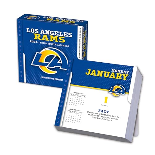 Los Angeles Rams 2024 Box-Kalender von Turner Licensing