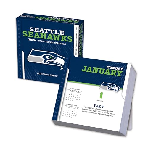 NFL Seattle Seahawks - Abreißkalender Unisex Kalender multicolor Papier Fan-Merch, NFL, Sport von Turner Licensing