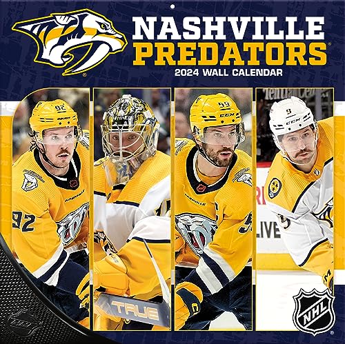 Nashville Predators - NHL - 30,5 x 30,5 cm Wandkalender 2024 von Turner Licensing
