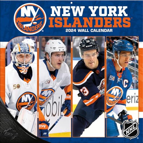 New York Islanders - NHL - 30,5 x 30,5 cm Wandkalender 2024 von Turner Licensing