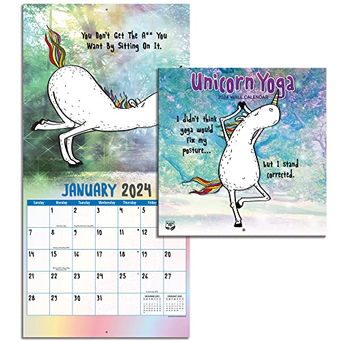 TURNER LICENSING Einhorn Yoga 2024 Mini Wandkalender (24998950060) von Turner Licensing