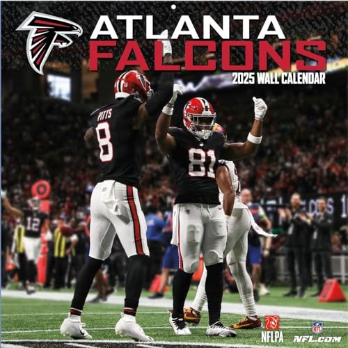 Turner - Atlanta Falcons - NFL - 30,5 x 30,5 cm Team Wandkalender 2025 von Turner Licensing