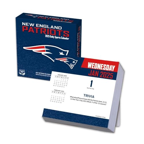 Turner Sports New England Patriots 2025 Box Kalender (25998053048) von Turner Licensing