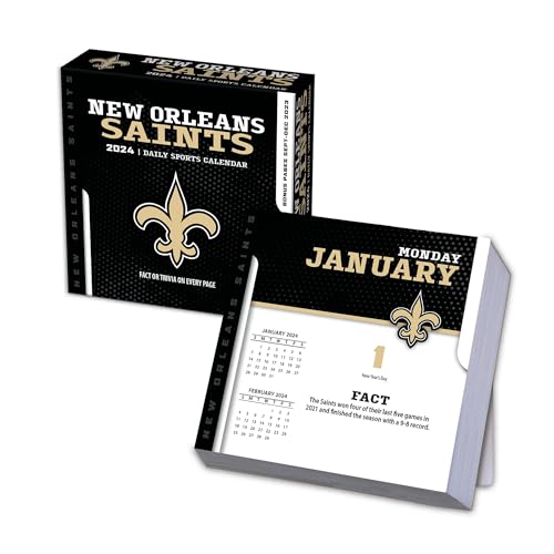 Turner Sports New Orleans Saints 2024 Box-Kalender (24998053049) von Turner Licensing