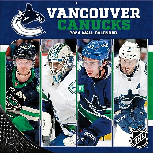 Vancouver Canucks - NHL - 30,5 x 30,5 cm Wandkalender 2024 von Turner Licensing