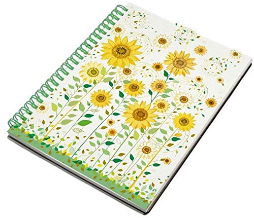 Turnowsky Notizbuch, Spiralbindung, A6, Sonnenblume von Turnowsky