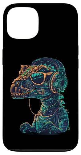 Dinosaurier DJ Musik Kopfhörer Techno DJ T-Rex EDM Dance Club Hülle für iPhone 13 Dinosaurier DJ Musik Kopfhörer Techno DJ T-Rex EDM Dance Club Hülle für iPhone 13 von Turntable DJ Music Animals