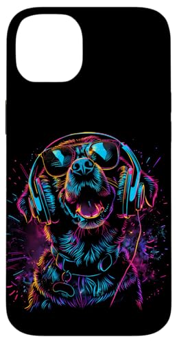 Dog DJ EDM House Music Techno Musik Kopfhörer Beatmaker Hülle für iPhone 14 Plus Dog DJ EDM House Music Techno Musik Kopfhörer Beatmaker Hülle für iPhone 14 Plus von Turntable DJ Music Animals