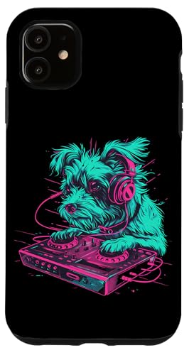 Dog Music DJ Artwork EDM Beatmaker Techno Plattenspieler DJ Hund Hülle für iPhone 11 Dog Music DJ Artwork EDM Beatmaker Techno Plattenspieler DJ Hund Hülle für iPhone 11 von Turntable DJ Music Animals