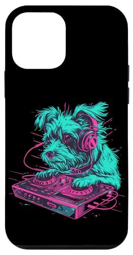 Dog Music DJ Artwork EDM Beatmaker Techno Plattenspieler DJ Hund Hülle für iPhone 12 mini von Turntable DJ Music Animals
