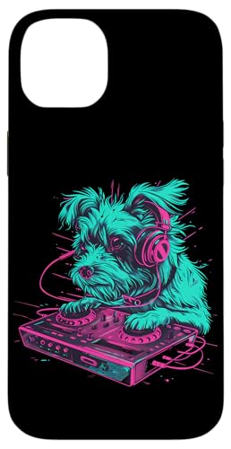 Dog Music DJ Artwork EDM Beatmaker Techno Plattenspieler DJ Hund Hülle für iPhone 14 Plus Dog Music DJ Artwork EDM Beatmaker Techno Plattenspieler DJ Hund Hülle für iPhone 14 Plus von Turntable DJ Music Animals